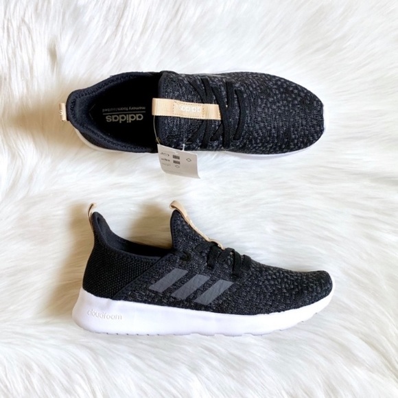 adidas cloudfoam pure black